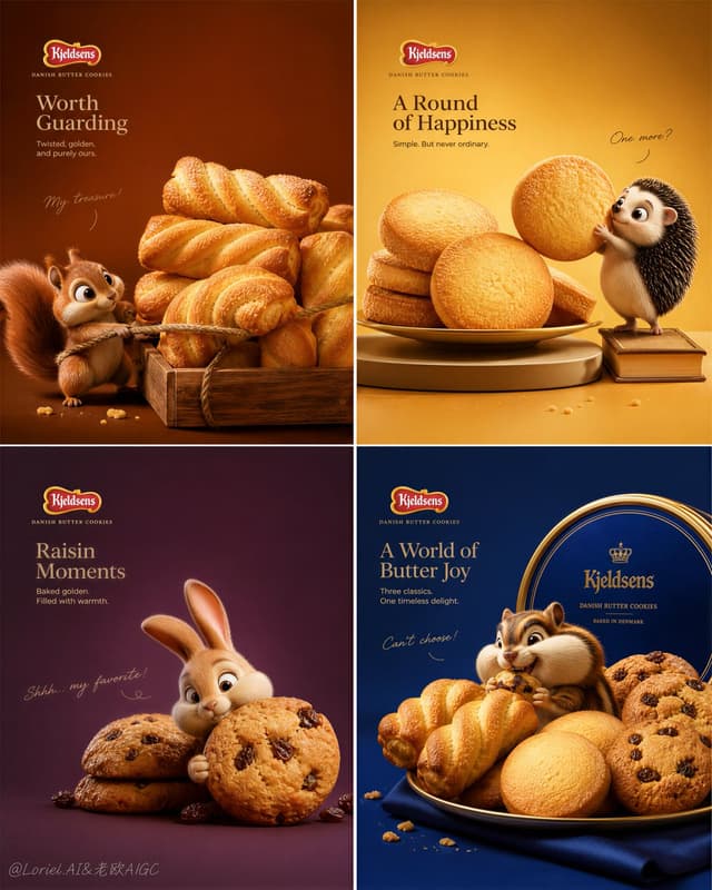 GPT Image Prompt - Create an ultra-premium commercial poster for Kjeldsens Dani