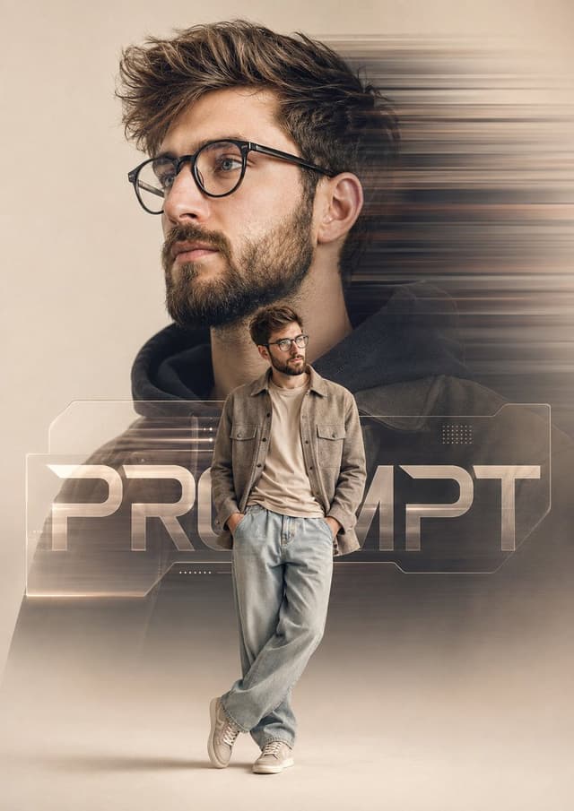GPT Image Prompt - Create a premium cinematic poster-style portrait of the uplo