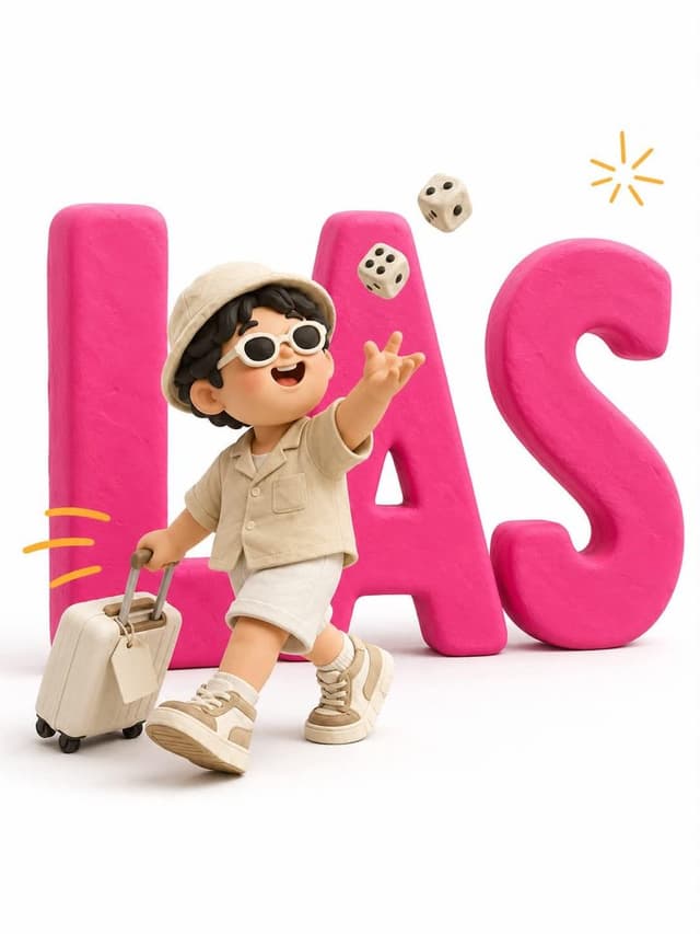 GPT Image Prompt - Minimalist 3D clay illustration. Giant bold typography readi