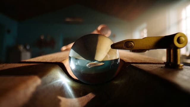 Seedance Prompt - Cinematic video, 16:9, 15: a glass marble runs a physically 