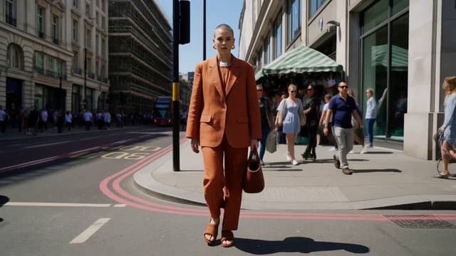 MiniMax Prompt - One continuous shot, one model, eight complete outfit change