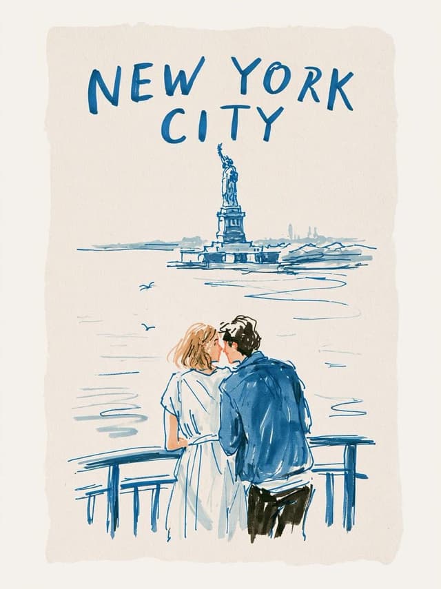 Midjourney Prompt - Minimalist marker-pen travel poster of NEW YORK
Create a 3: