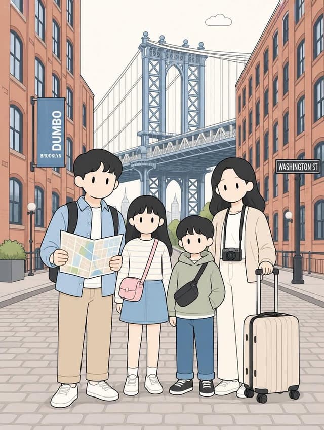 GPT Image Prompt - Create a vertical 3:4 flat 2D vector illustration of a famil