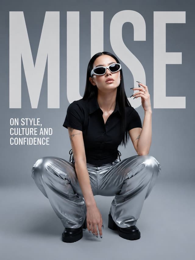 GPT Image Prompt - Create a premium contemporary fashion editorial poster using