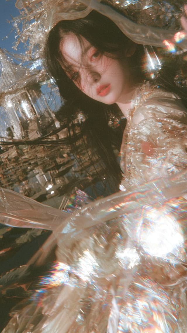 Midjourney Prompt - young East Asian celestial maiden, youthful Chinese fairy fr