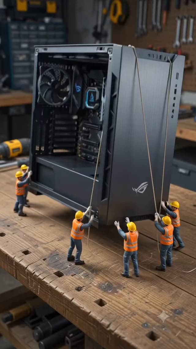 Veo Prompt - Create a highly detailed cinematic macro video of a giant hi