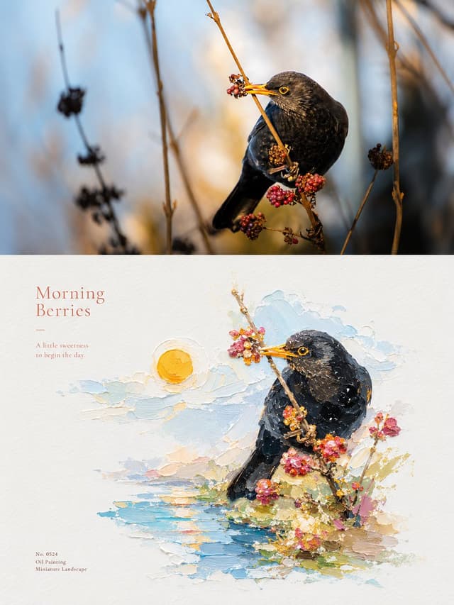 GPT Image Prompt - 🪁
请将我上传的每一张照片分别制作成一张独立的高级设计海报，不多图拼接，每张照片单独输出。整体采用3:4竖版构图，上下