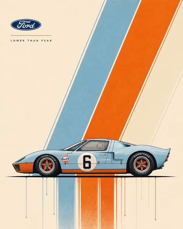 GPT Image Prompt - Ultra-clean automotive poster design featuring a [CAR], perf