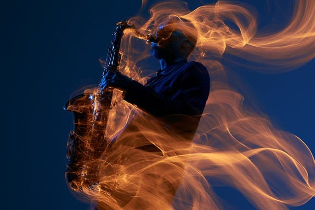 Other Prompt - A Kinetic Light Painting Portrait of [PERSON], capturing the