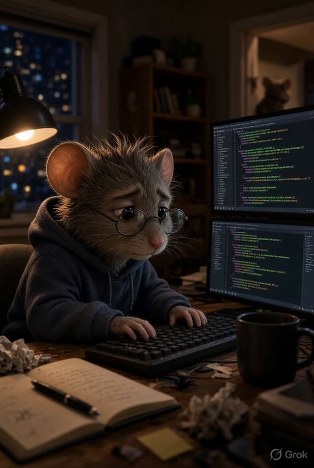 Grok Imagine Prompt - Create a 10-second humorous cinematic scene featuring an ORI