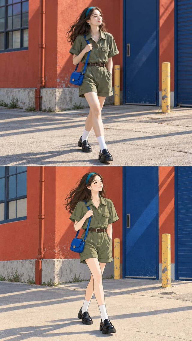 GPT Image Prompt - Use the uploaded real street style photo as the source.
Cre