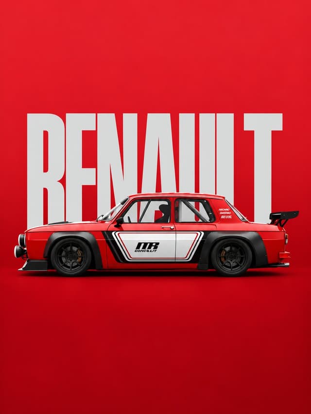 GPT Image Prompt - Create a premium minimalist automotive editorial poster in a